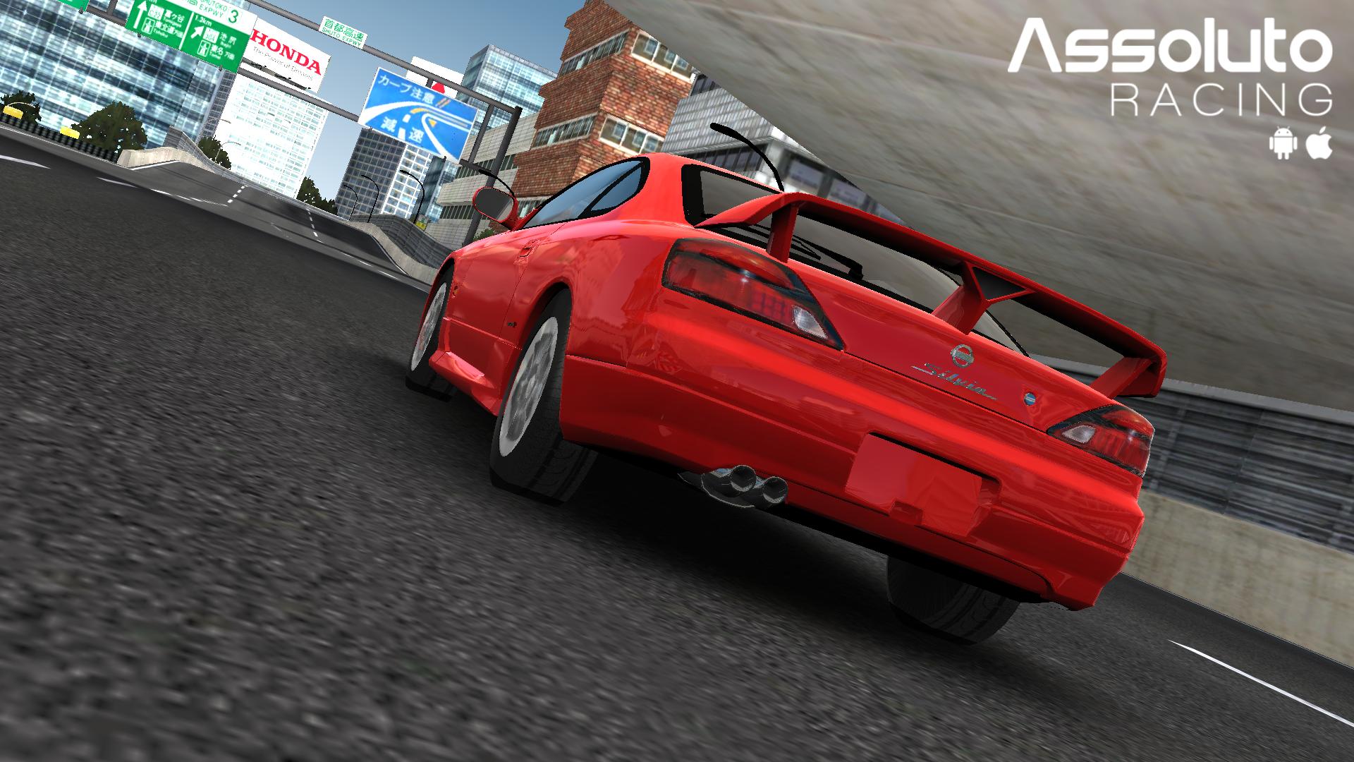 Assoluto Racing APK Nissan Silvia S15 Arabası